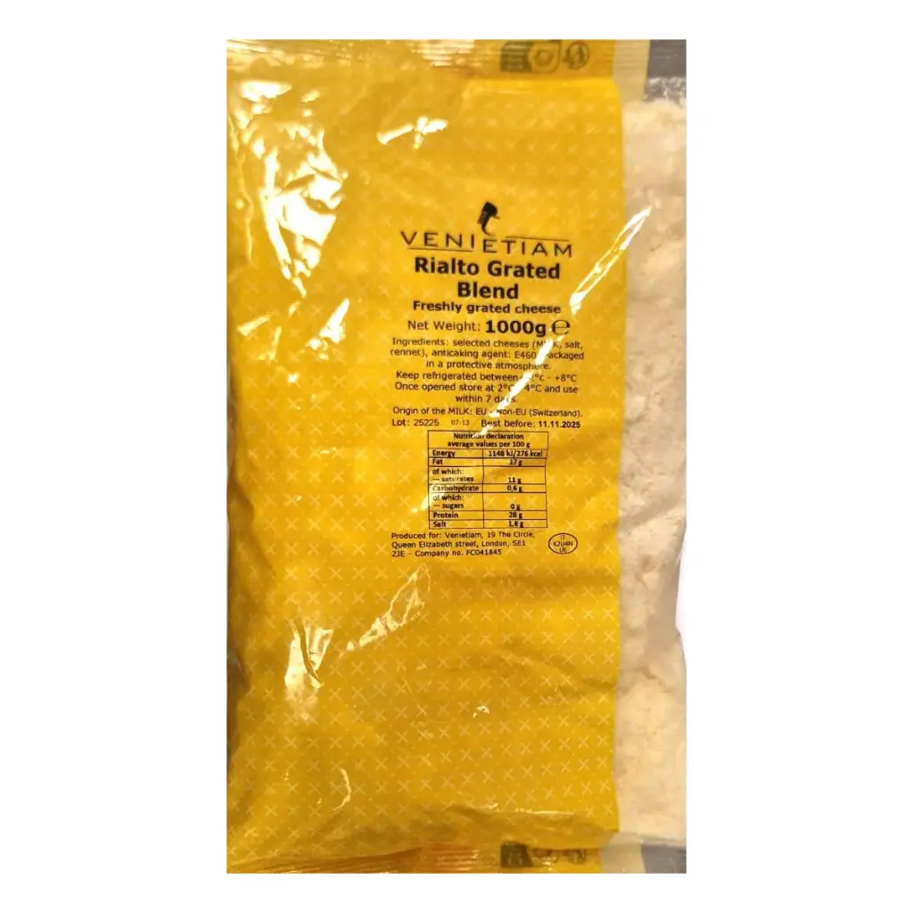 RIALTO GRATED CHEESE BLEND 1KG