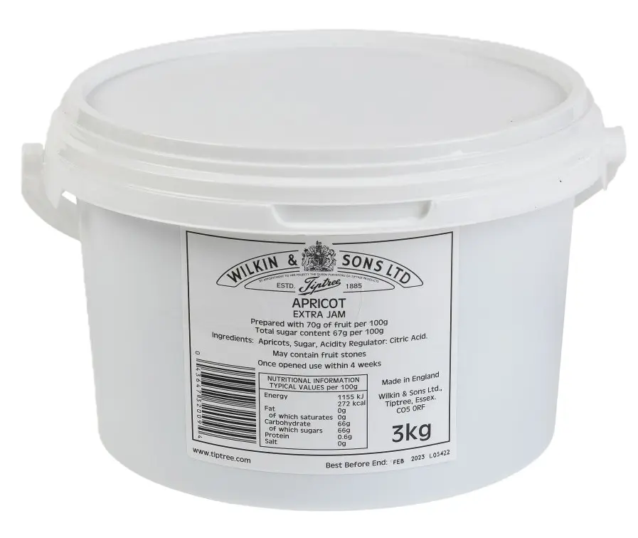 Apricot Jam Tiptree 3kg