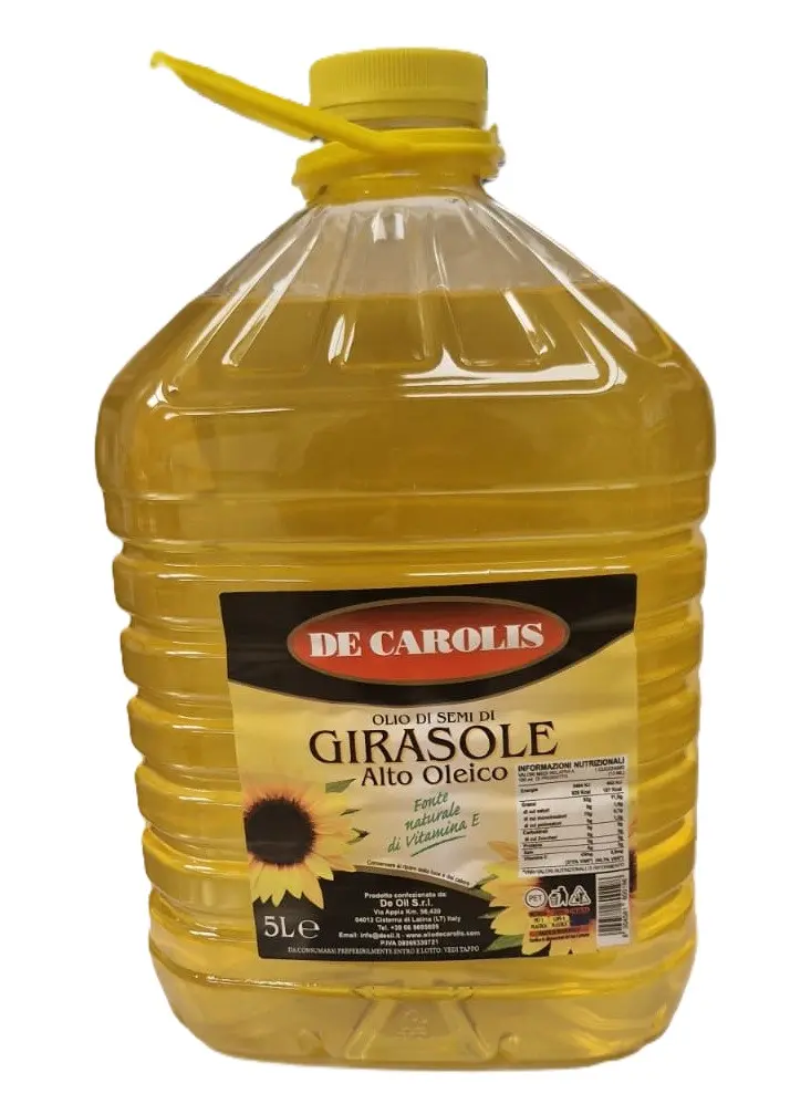 Olio di semi di girasole ad alto contenuto oleico 5lt PET(VEN)