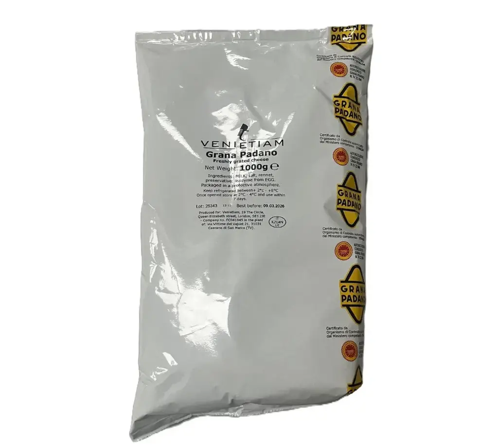 GRANA PADANO GRATTUGIATO - GRATED GRANA PADANO - 1kg bag