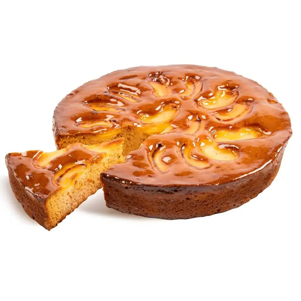 YOGHURT & APPLE CAKE 1300gr.-PRE-CUT 14 PORTIONS (DF)