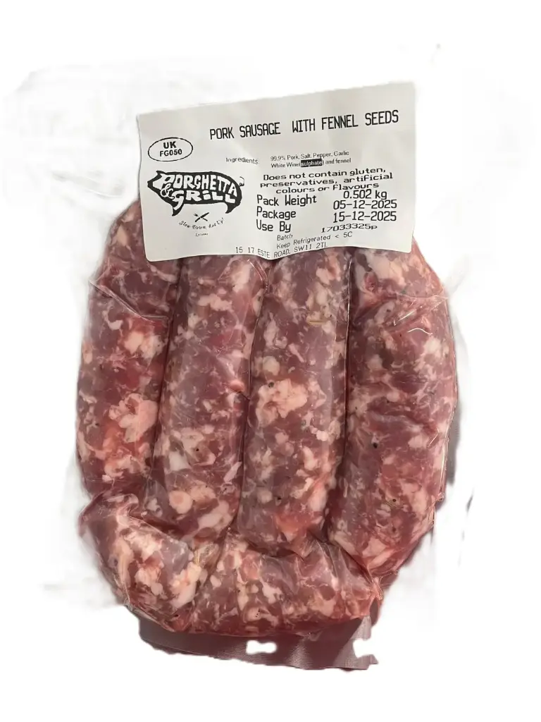 SALSICCIA AL FINOCCHIO FENNEL SAUSAGE FROZEN