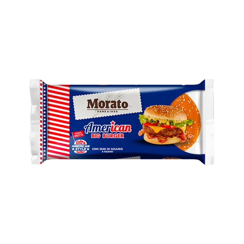 AMERICAN BIG SESAME BURGER BUN 300GR (MO)