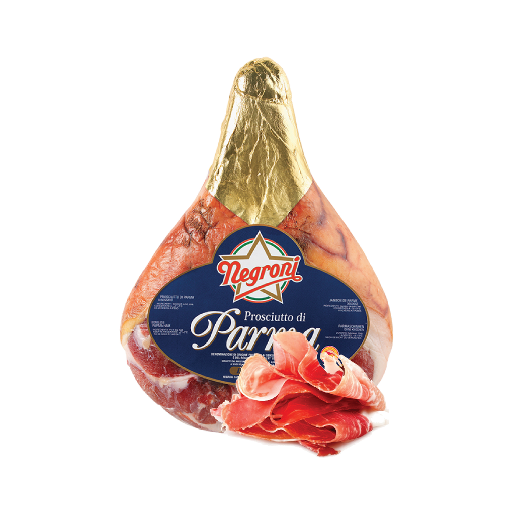 PROSCIUTTO CRUDO PARMA NEGRONI 8KG(AIA)