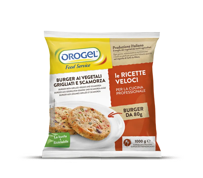 BURGER VEGETALI GRIGL.SCAMORZA 125GR 4PZX1KG(OR)