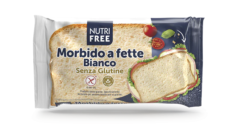 SOFT WHITE SLICED BREAD NUTRIFREE 12PCSX65GR