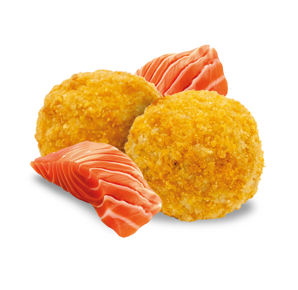 POLPETTE SALMONE PANATE PREFRITTE 5PZX1KG(MV)