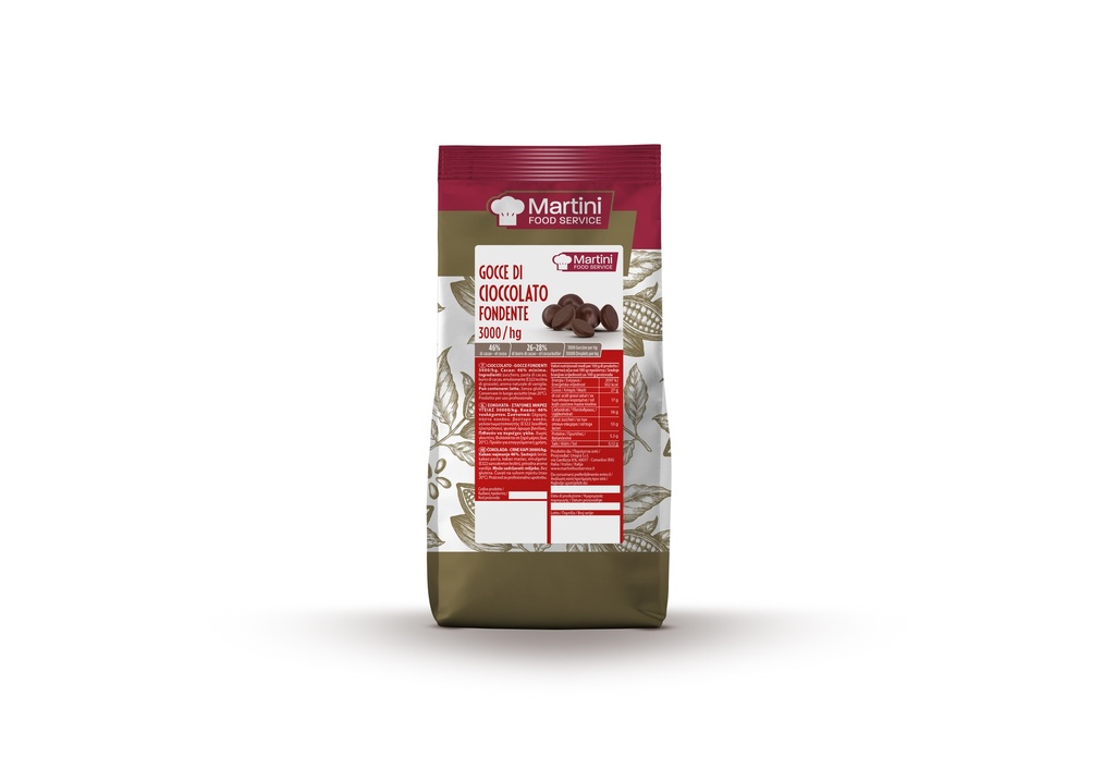 GOCCE CIOCCOLATO FONDENTE 10PZX1KG(MM)