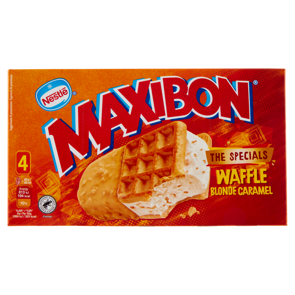 MAXIBON WAFFLE RETAIL 8CONFX4PCS (FR)