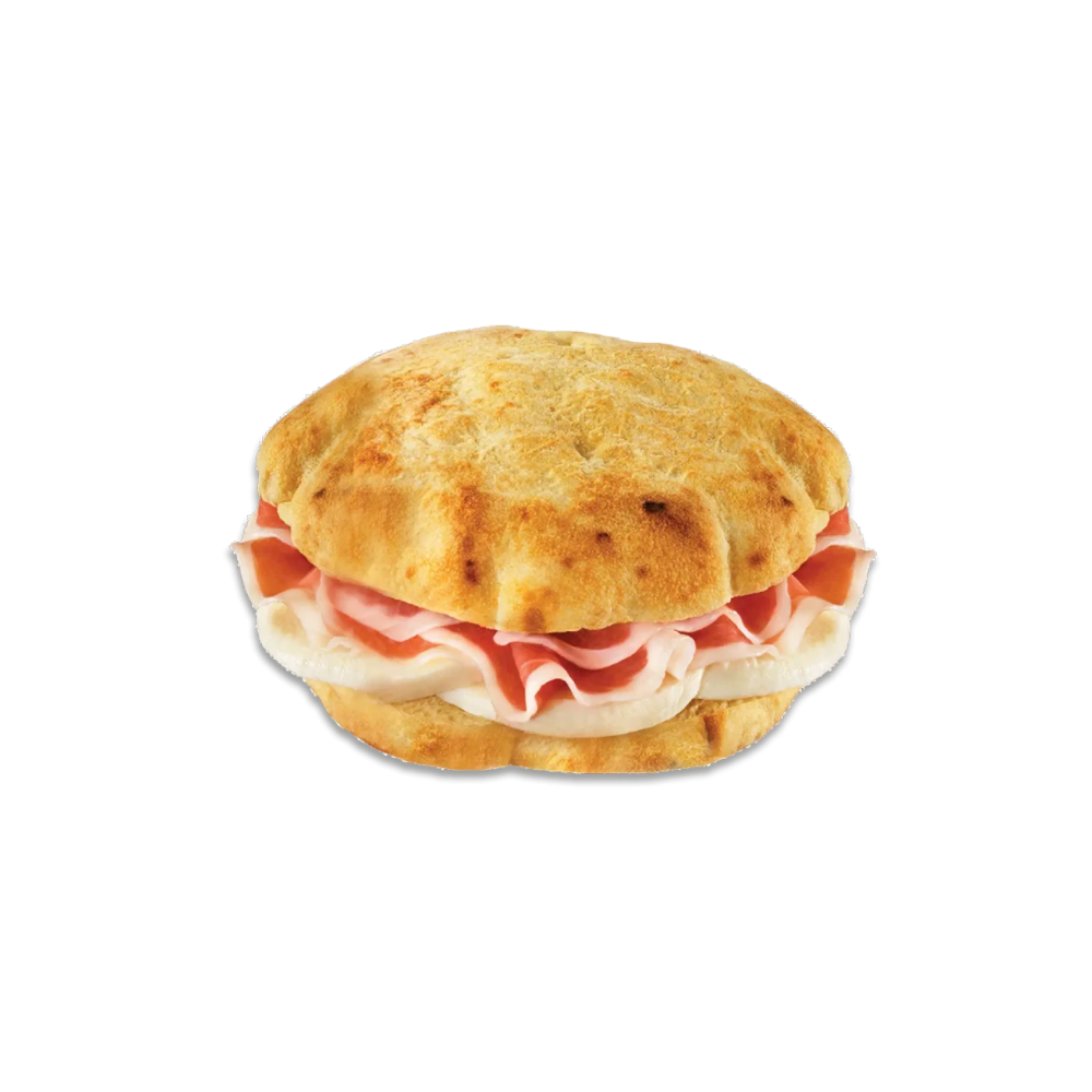 PUCCIA DRY-CURED HAM/MOZZARELLA 8PCS (AL)