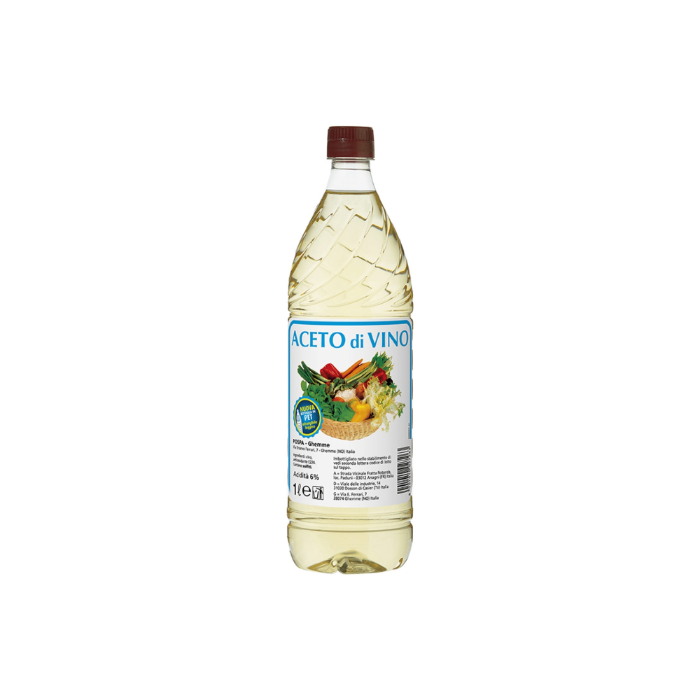ACETO DI VINO BIANCO POSPA 12PZX1LT(PO)