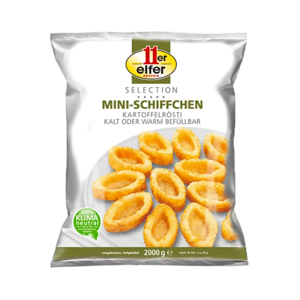 MINI BARCHETTE DI PATATE 2PZX2KGX40GR(SU)