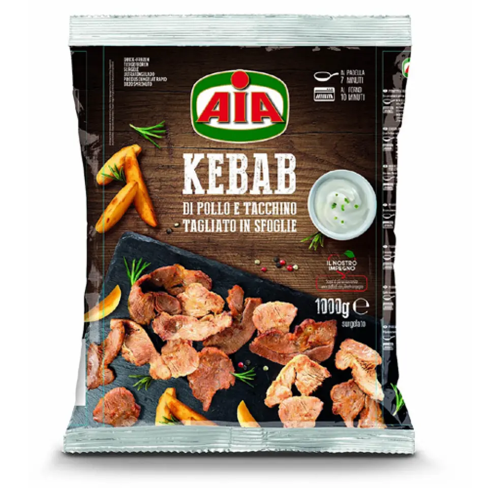 KEBAB A PEZZI MISTO POLLO/TACCHINO 4PZX1KG(AIA)