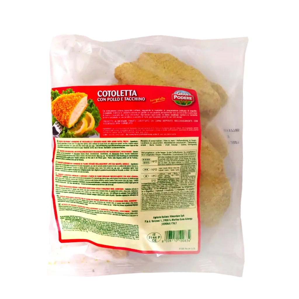 TURKEY/CHICKEN CUTLET 4X1KG (AIA)