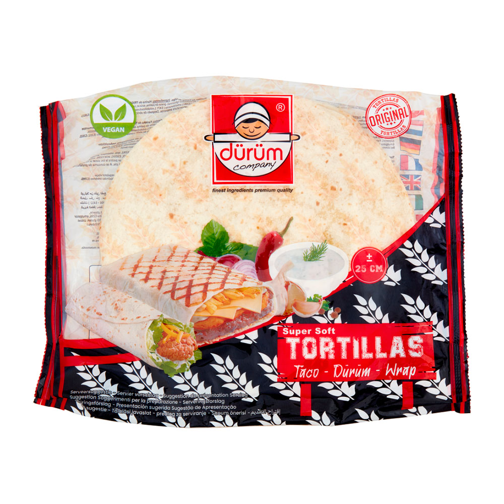 TORTILLA DURUM 18PZ 25CM HALAL