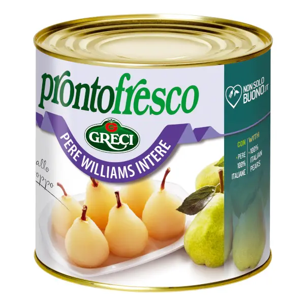 WHOLE WILLIAMS PEARS IN SYRUP 6PCSX3KG