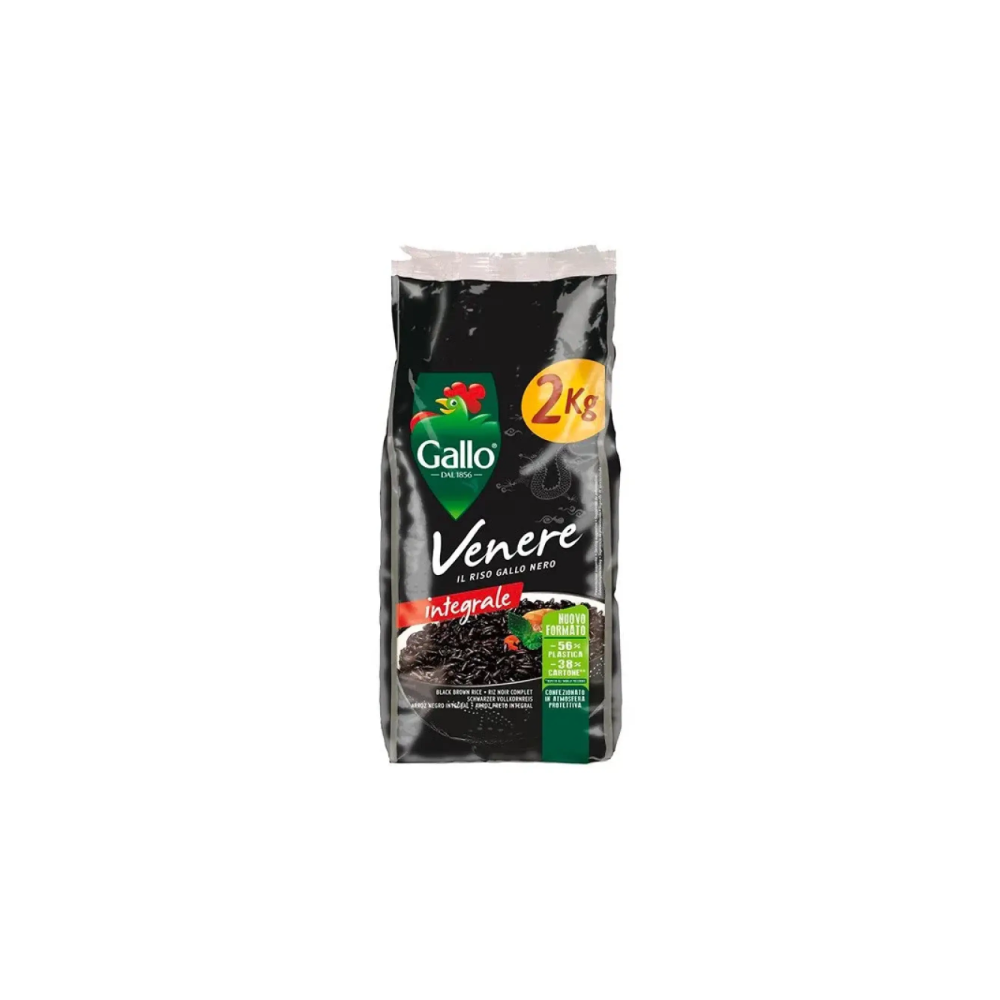 VENERE WHOLEGRAIN BLACK RICE GALLO 6PCSX2KG (GA)