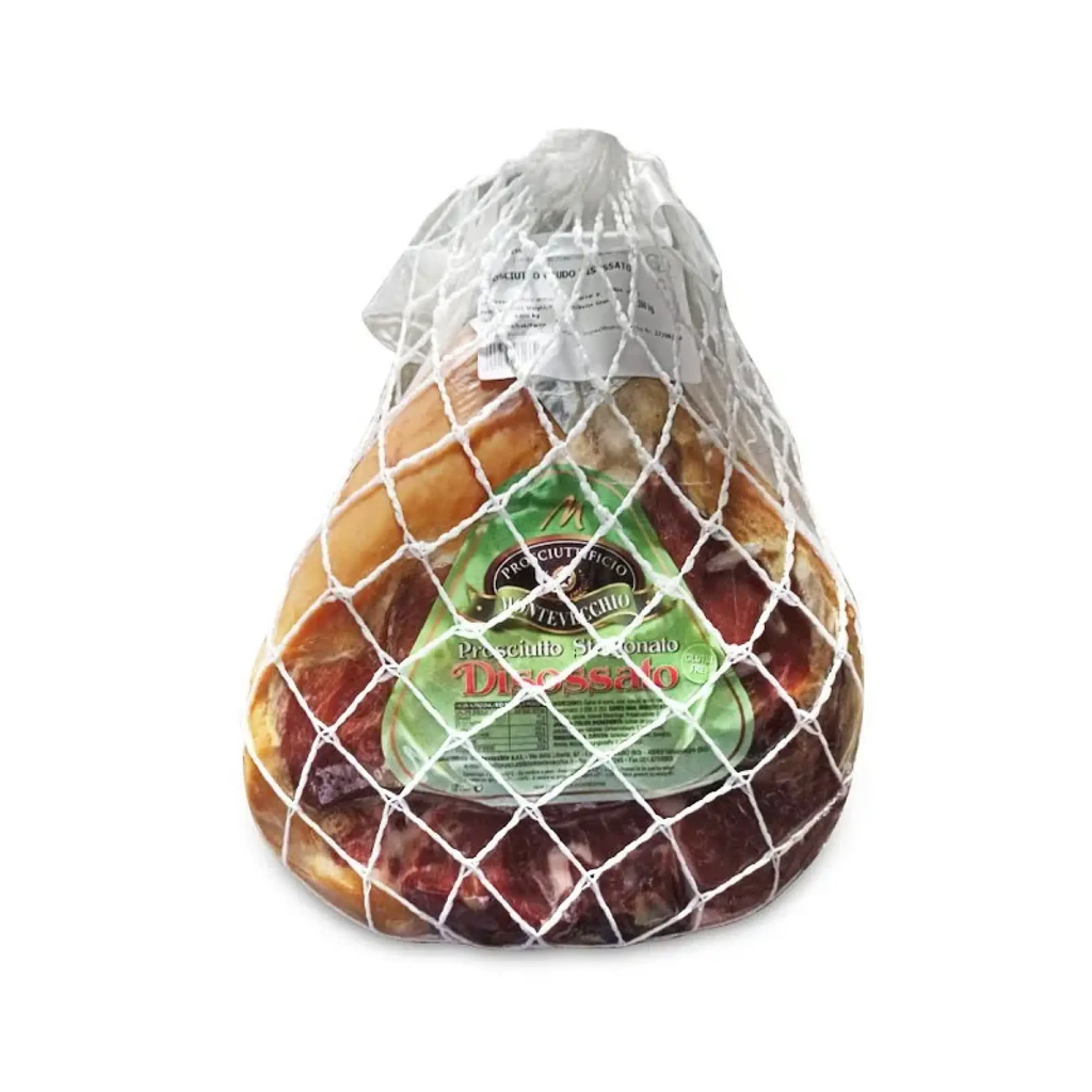 PROSCIUTTO CRUDO DIS.PRES.PULITO FIORE 7KG(MV)