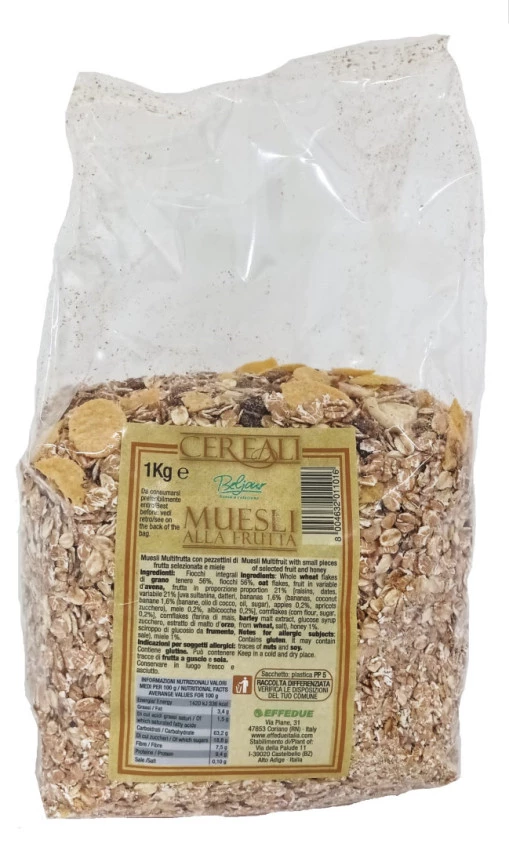 FRUIT MUESLI 8PCSX1KG