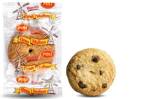 BISCOTTI GOCCE DI CIOCCOLATO MONO 300PZX14GR