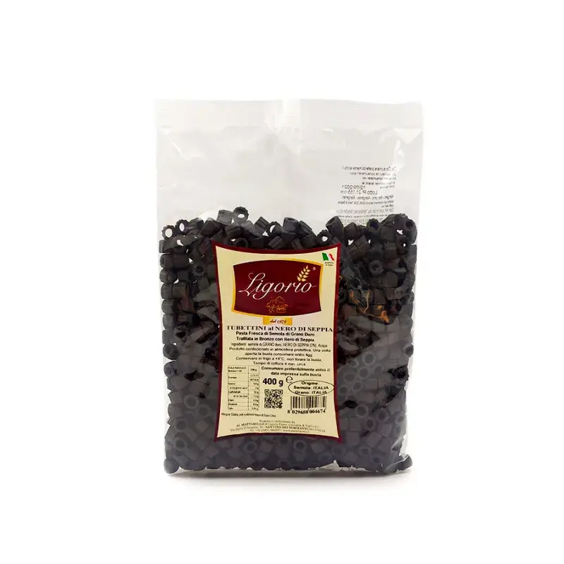 TUBETTINI WITH CUTTLEFISH INK 10PCSX400GR (LI)