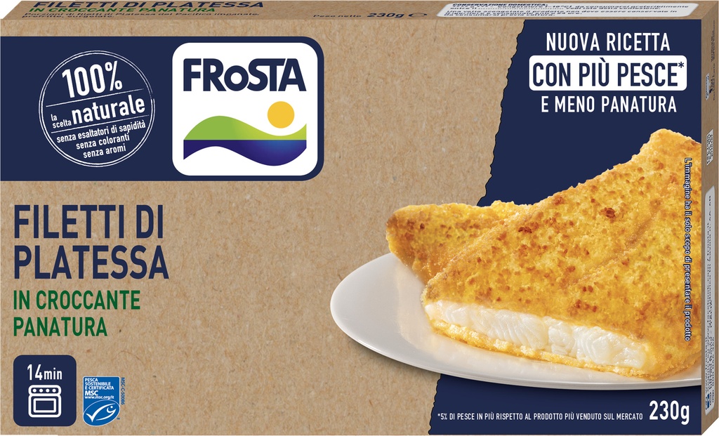 FILETTI DI PLATESSA PANATURA CROCC. 9CFX230GR