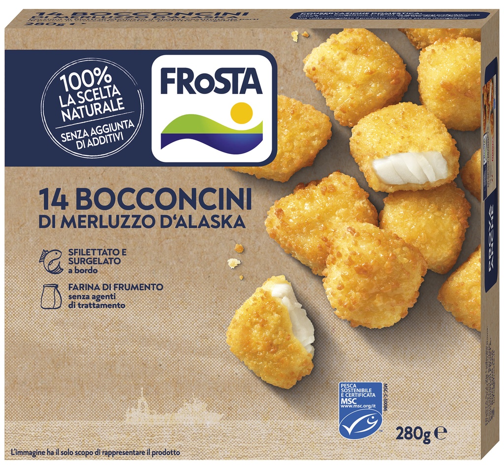 14 BOCCONCINI MERLUZZO D'ALASKA 8CFX280GR
