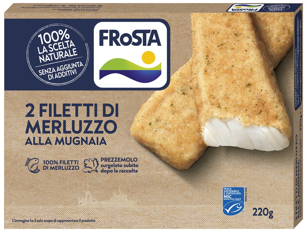 2 COD FILLETS MEUNIÈRE 8CFX220GR