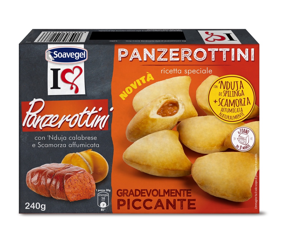 PANZEROTTI SCAMORZA/NDUJA 6CFX210GR(SO)