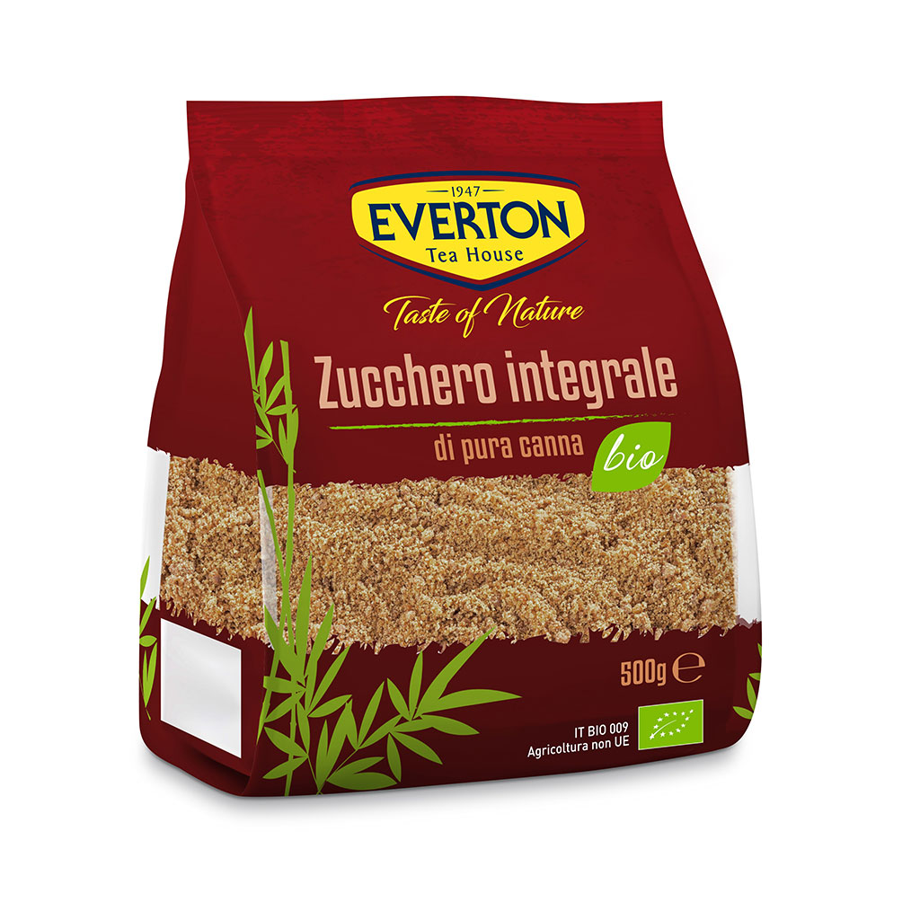 ZUCCHERO INTEGRALE BIO EVERTON 12PZX500GR(EV)