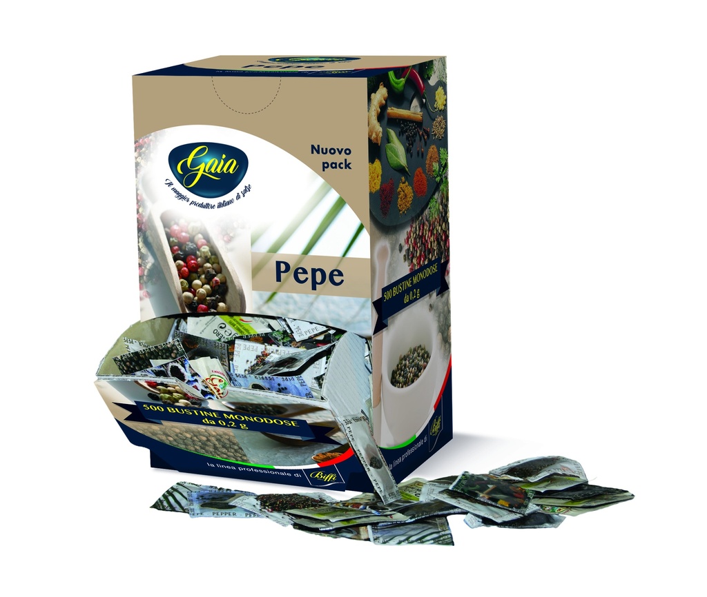 SINGLE-PORTION PEPPER 500PCS