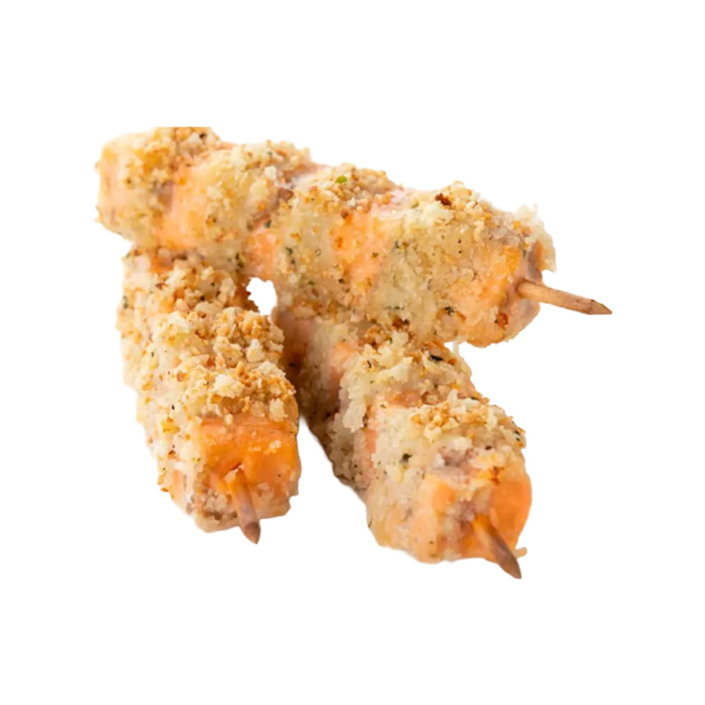 SALMON SKEWER PANKO/AROMATIC HERBS
