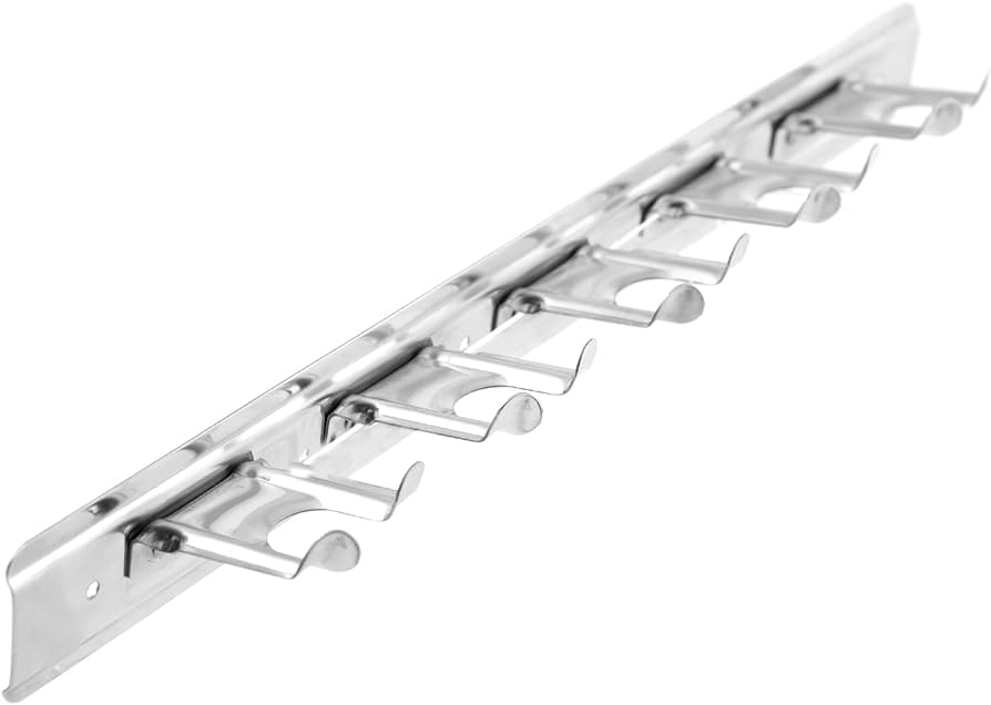 STAINLESS STEEL WALL SUPPORT 5 PLACES (LC)