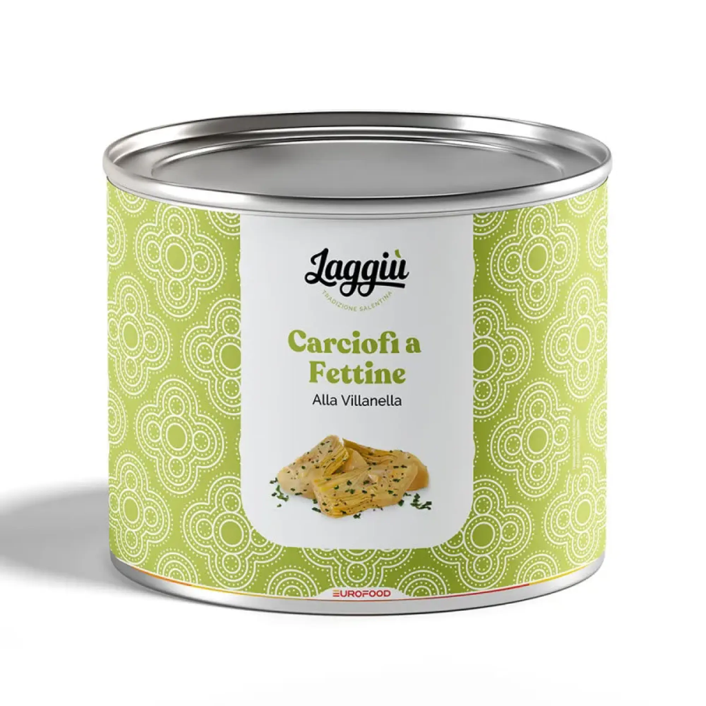 CARCIOFI FETTINE VILLANELLA LAGGIU' 2,5KG NETTO