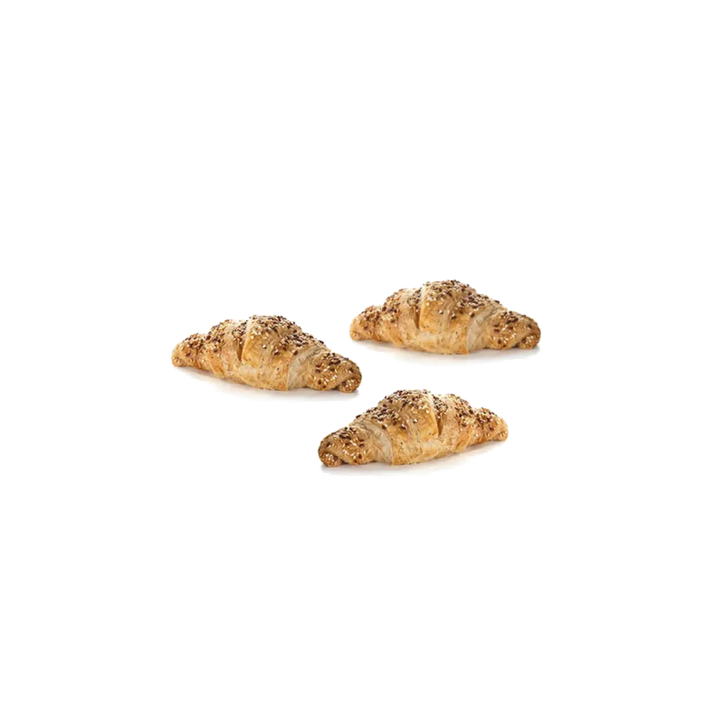 MINI CROISSANT RUSTICO VUOTO CEREALI 30GR