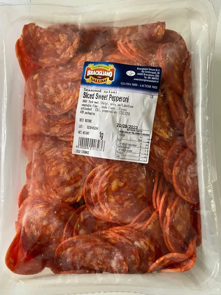 Sweet Pepperoni Sliced 1kg - Bracigliano