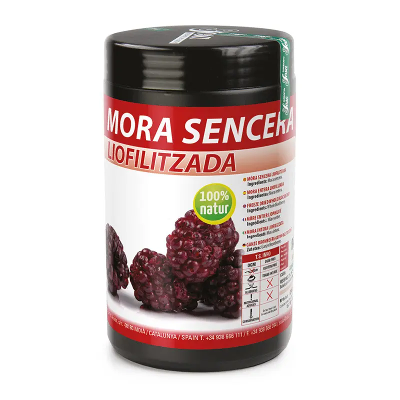 FREEZE DRIED WHOLE RASPBERRIES 75 gr. Sosa