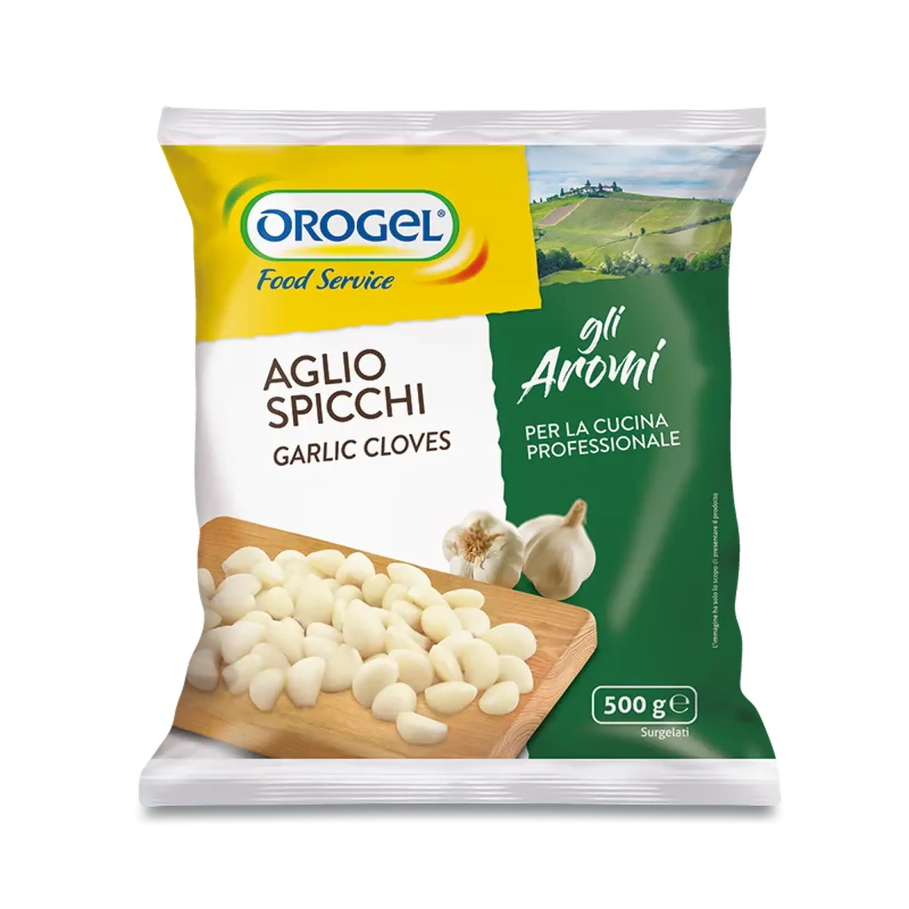 PEELED GARLIC CLOVES 12pcsX500gr (OR)