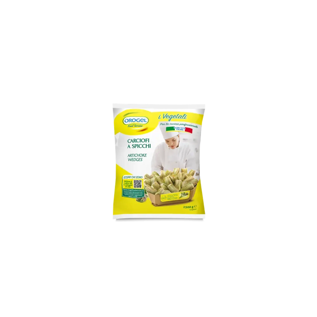 CARCIOFI SPICCHI 2.5Kg FROZEN ARTICHOKES WEDGES