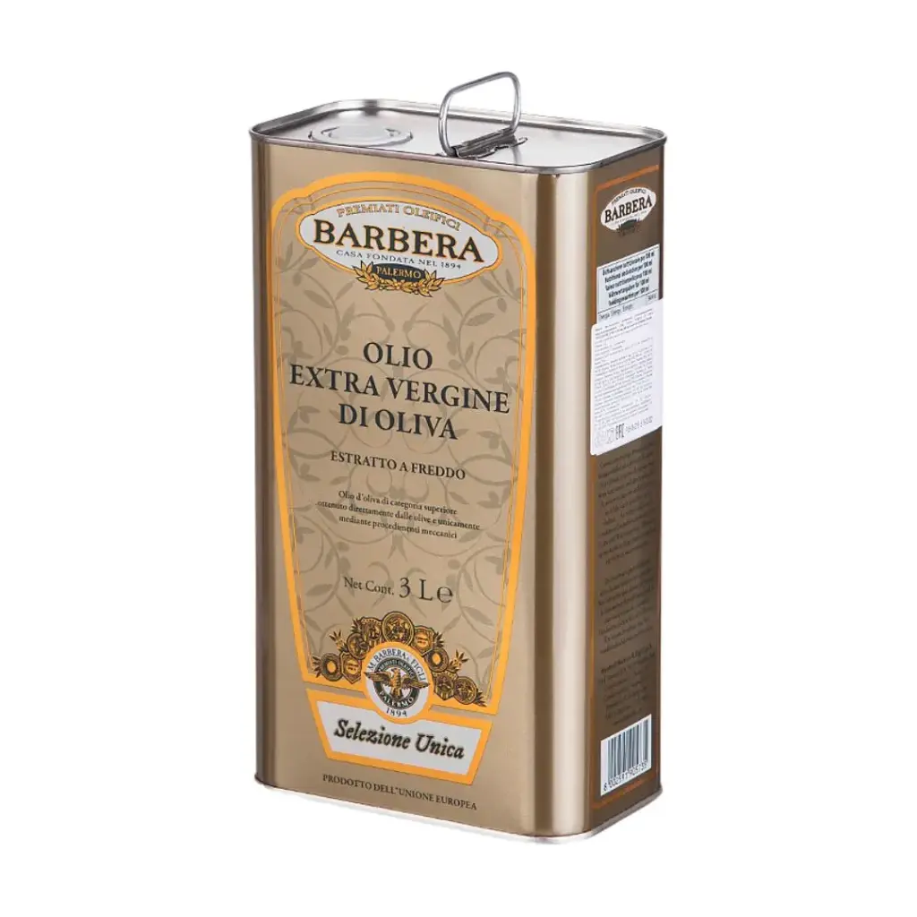BARBERA UNIQUE SELECTION EVOO 3Lt tin