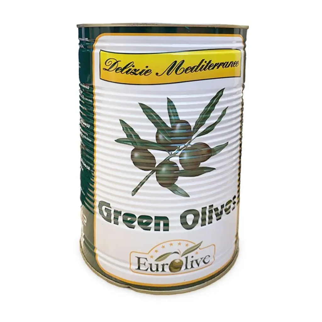 GREEN PASTEURISED OLIVES MAMMOUTH 2,5kg (EO)