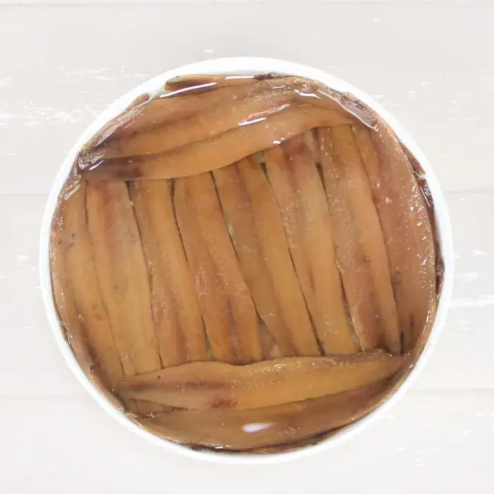 CANTABRIAN ANCHOVIES SUNFLOWER OIL TUB 400GR