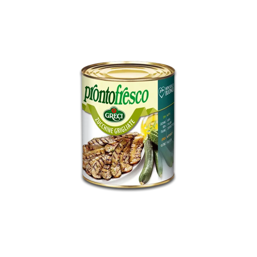 ZUCCHINE GRIGLIATE 750Ggr (GR) GRILLED COURGETTES TINNED