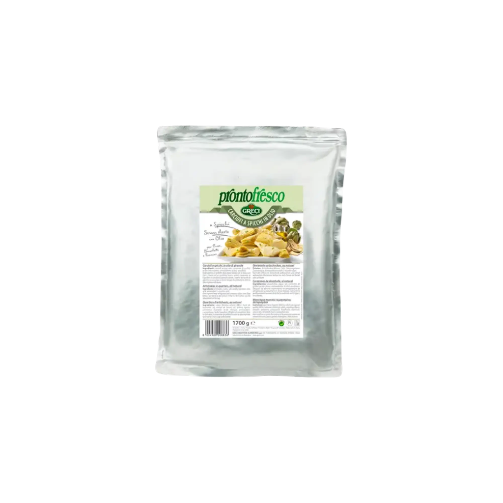CARCIOFI A SPICCHI OLIO BUSTA 1,7kg(GR) ARTICHOKES