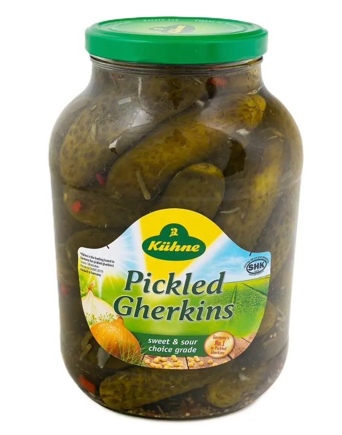 Gherkins Kuhne Whole Pickled 2,6kg (CETRIOLI)