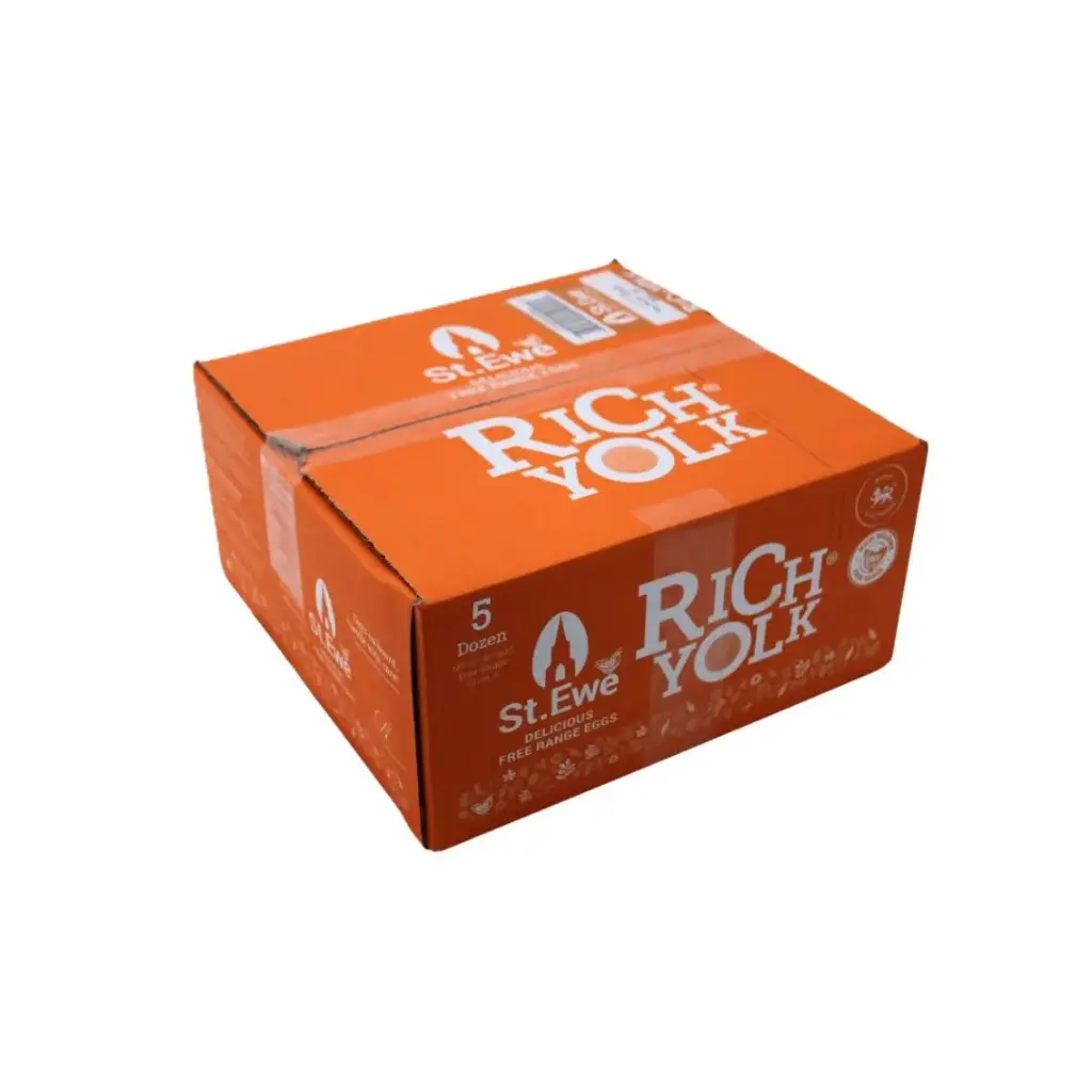 Eggs Rich Yolk, Free Range - St Ewe Farm5 dozen