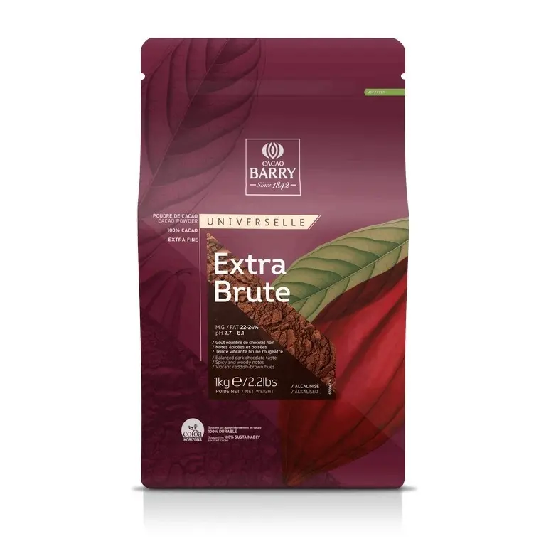 CACAO BARRY EXTRA BRUTE CACAO POWDER 1KG