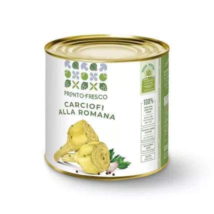 Greci Roman-Style Artichokes with Stem in Oil 2.5Kg (SV)