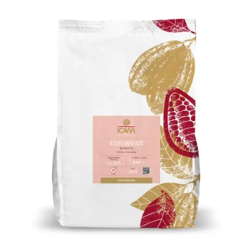 ICAM EDELWEISS WHITE CHOCOLATE 1,5KG BAG