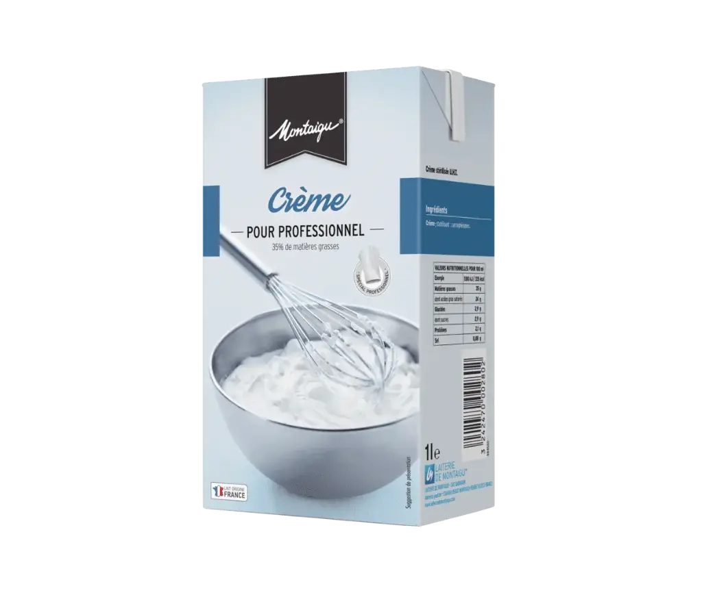 WHIPPING CREAM MONTAIGU 35% UHT 1LT